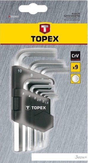 Набор ключей TOPEX 35D955 (9 предметов)