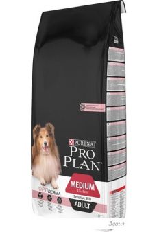 Корм для собак Pro Plan Adult Medium Sensitive Skin 14 кг