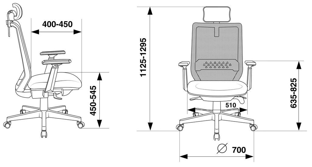 Кресло Бюрократ Expert TW-01 38-418 (черный)