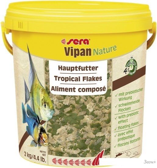 Сухой корм Sera Vipan Nature 2 кг