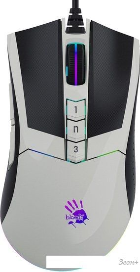 Игровая мышь A4Tech Bloody W90 Max (белый/черный)