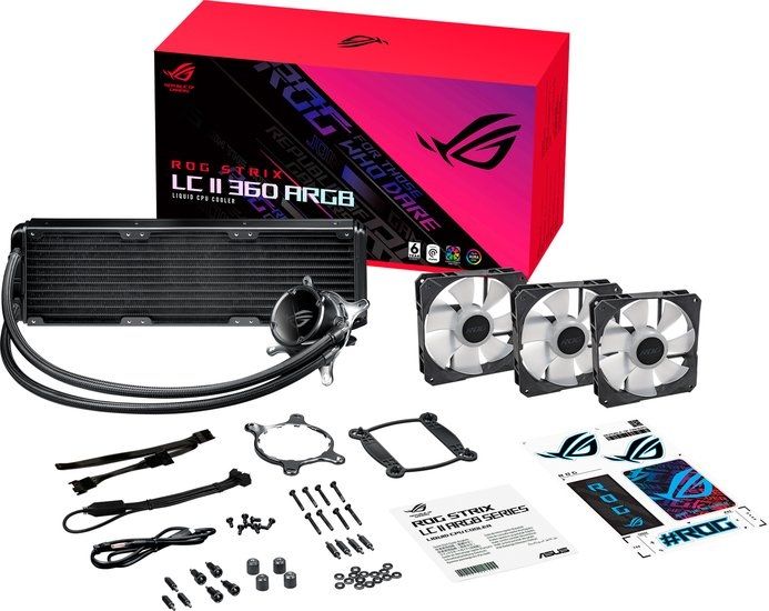 Система жидкостного охлаждения для процессора ASUS ROG Strix LC II 360 ARGB