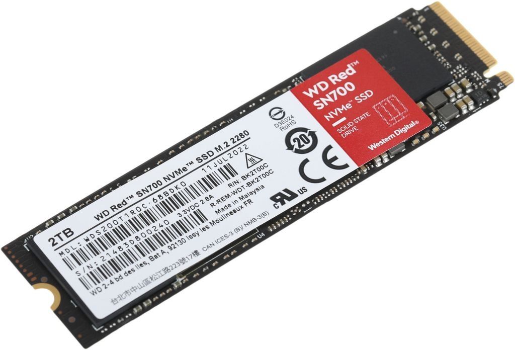 SSD WD Red SN700 2TB WDS200T1R0C