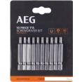 Набор бит AEG Powertools 4932479527 (10 шт)