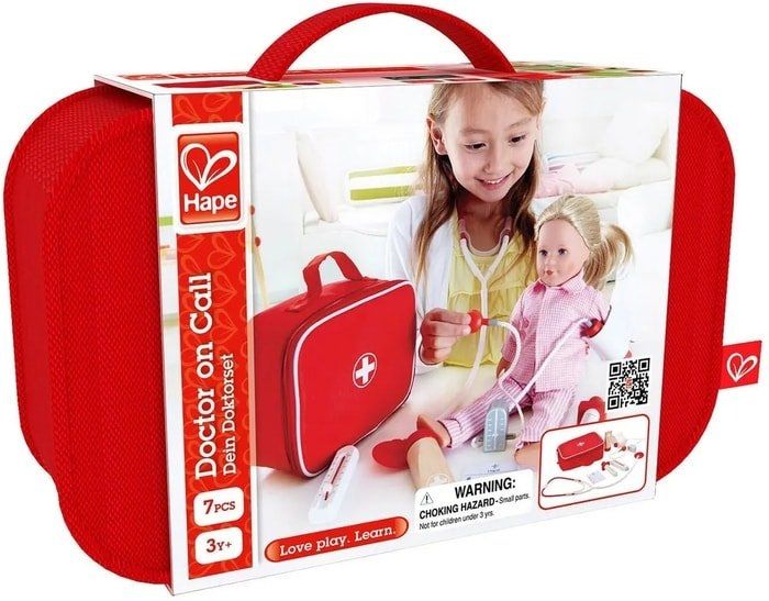 Игровой набор доктора терапевта Hape Доктор по вызову 3010-HP