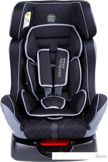 Детское автокресло Amarobaby Professional (черный/серый)