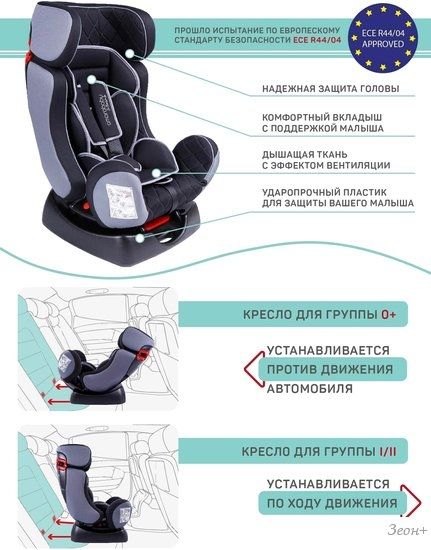 Детское автокресло Amarobaby Professional (черный/серый)