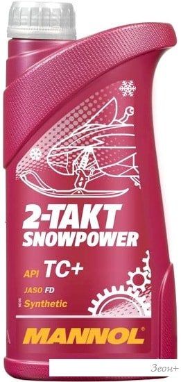 Моторное масло Mannol 2-Takt Snowpower 1л