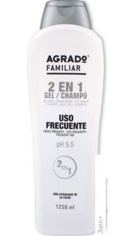 Agrado    Bath Gel & Shampoo Familiar 2 in 1 1250 