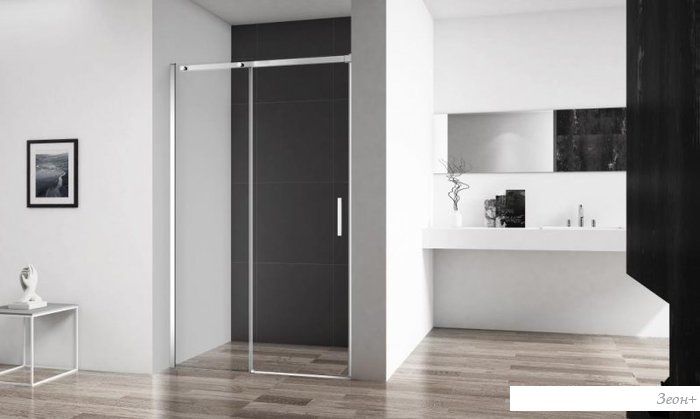 Душевая дверь BelBagno ACQUA-BF-1-150-C-Cr (прозрачное стекло)