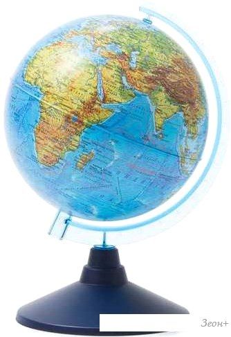Школьный глобус Globen Физический Классик Евро с подсветкой Ке011500196