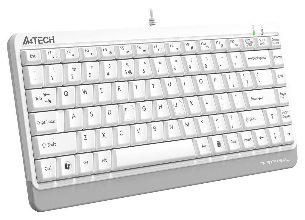 Клавиатура A4Tech Fstyler FKS11 (белый/серый)