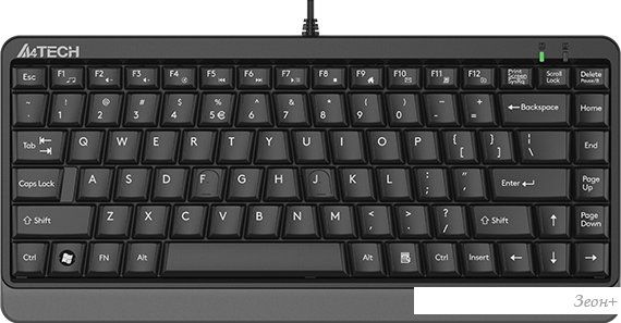 Клавиатура A4Tech Fstyler FKS11 (черный/серый)