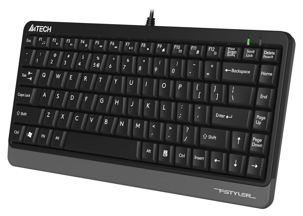Клавиатура A4Tech Fstyler FKS11 (черный/серый)