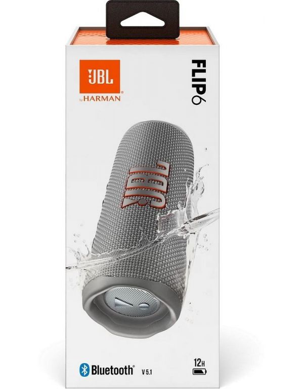 Беспроводная колонка JBL Flip 6 (серый)