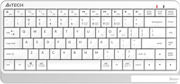 Клавиатура A4Tech Fstyler FBK11 (белый)