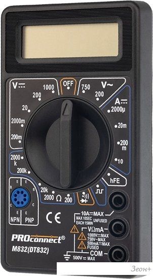 Мультиметр PROconnect M832 (DT832)