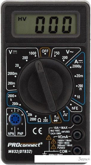 Мультиметр PROconnect M832 (DT832)