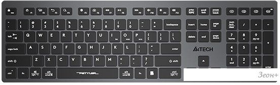 Клавиатура A4Tech Fstyler FBX50C (серый/черный)