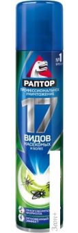 Аэрозоль от насекомых Раптор Универсальный от 17 видов Ас0517 275 мл