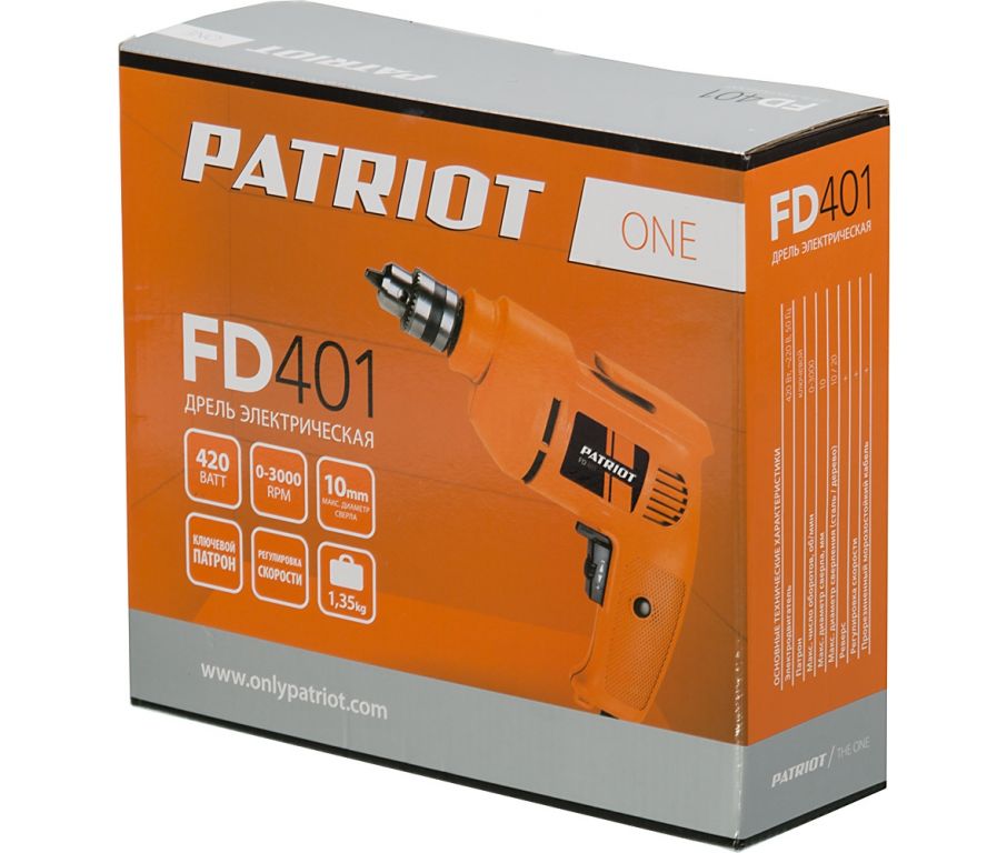 Безударная дрель Patriot FD 401 120301401