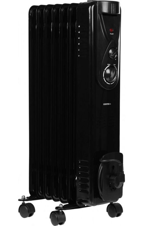 Масляный радиатор CENTEK CT-6200 Black