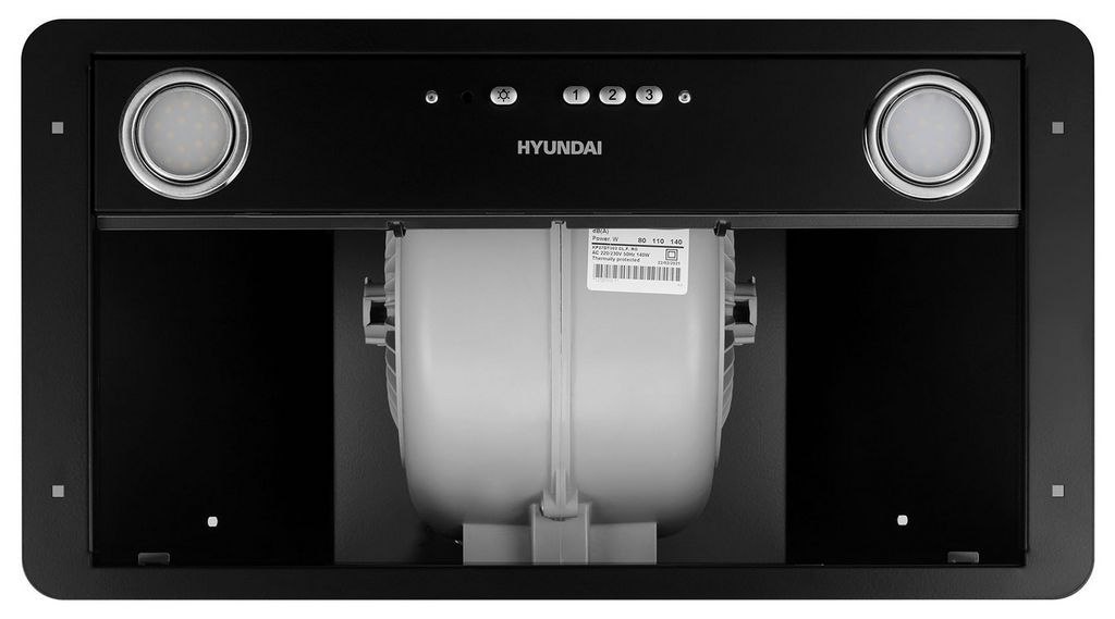 Кухонная вытяжка Hyundai HBB 6035 BK