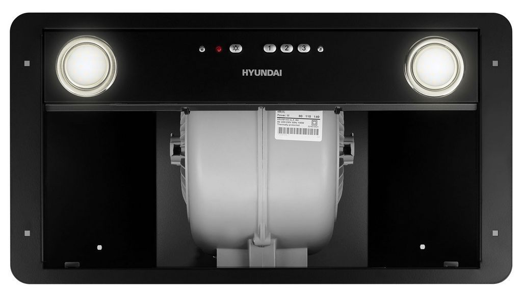 Кухонная вытяжка Hyundai HBB 6035 BK