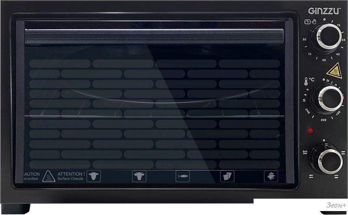 Мини-печь Ginzzu HOT-132 black