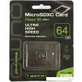 Карта памяти QUMO microSDXC QM64GMICSDXC10U1NA 64GB