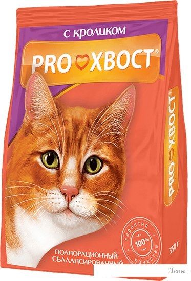 Сухой корм для кошек Proхвост с кроликом 350 г