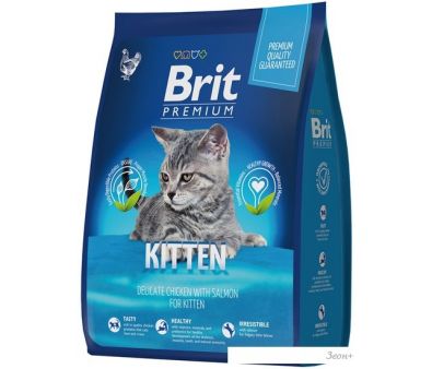 Сухой корм для кошек Brit Premium Cat Kitten с курицей 400 г