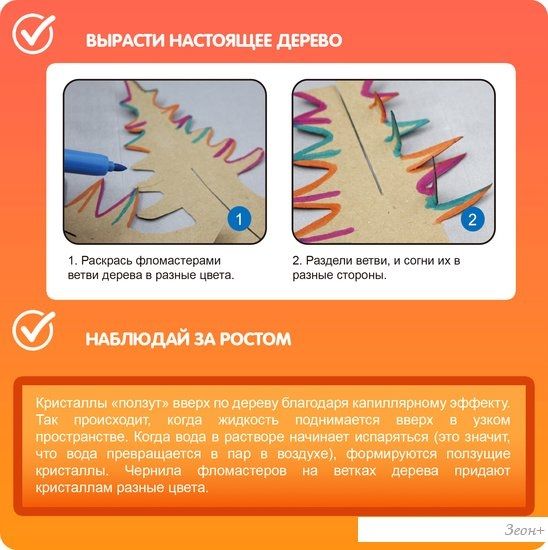 Набор для опытов Bondibon Японские опыты. Растущее дерево ВВ4720