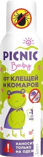Аэрозоль от насекомых Picnic Baby от клещей и комаров 125 мл