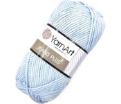 Пряжа для вязания Yarnart Jeans Plus 55% хлопок, 45% полиакрил 15 100 г (160 м, голубой)
