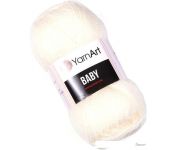 Пряжа для вязания Yarnart Baby 100% акрил 502 50 г (150 м, молочный)