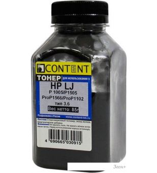  Content  HP LJ P1005/P1505/ProP1566/ProP1102  3.6 85 