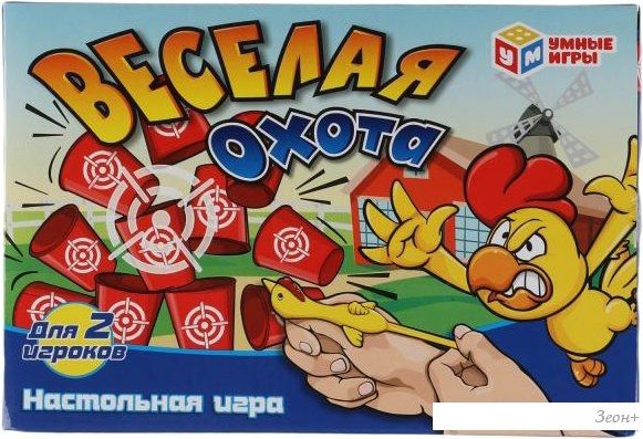 Настольная игра Умные игры Веселая охота 2012K398-R (72)