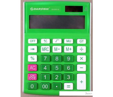 Бухгалтерский калькулятор Darvish DV-2707-12N (зеленый)