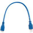 Кабель Cablexpert CCP-mUSB3-AMBM-1 USB Type A - microUSB Type B (0.3 м, синий)