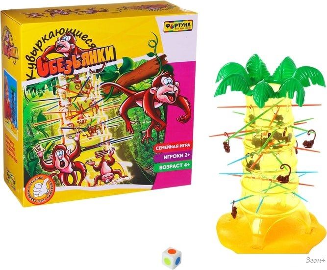 Настольная игра Фортуна Кувыркающиеся обезьянки