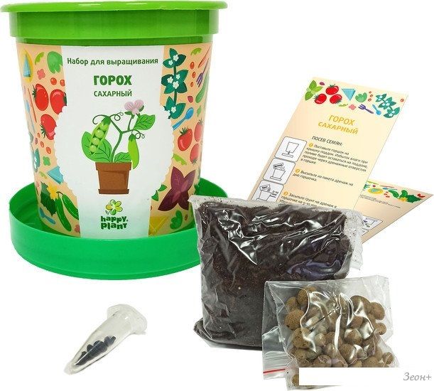 Набор для опытов Happy plant Горох сахарный hpn-35