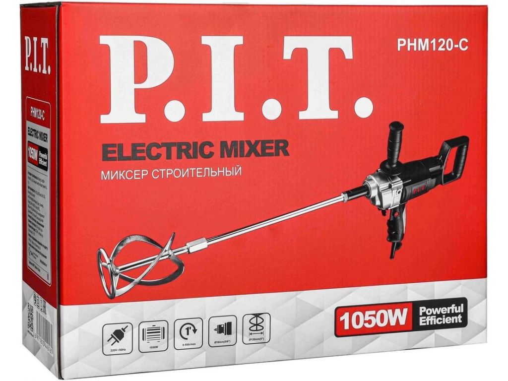 Дрель-миксер P.I.T PHM120-C
