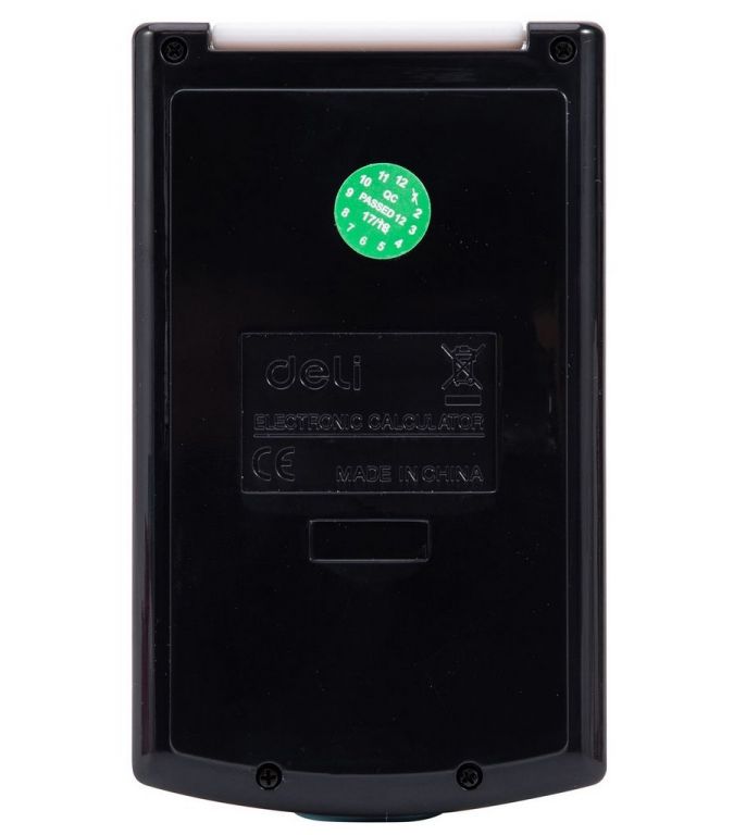Калькулятор карманный Deli E39217/BLACK черный 8-разр.