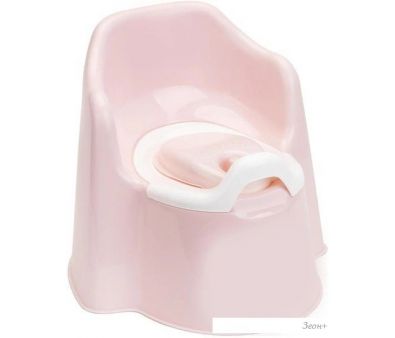 Детский горшок Lalababy Protect Me с крышкой (розовый пастельный)