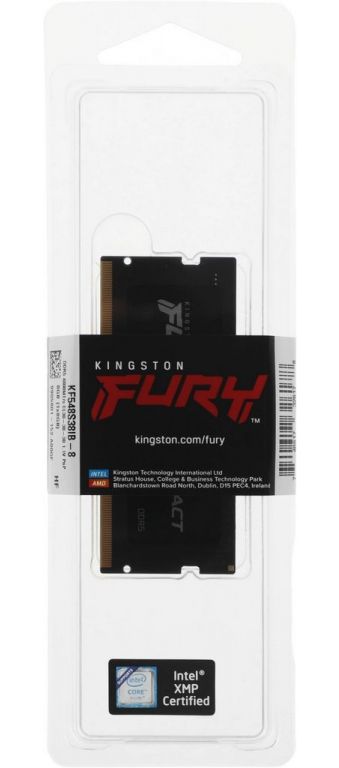 Оперативная память Kingston FURY Impact 8ГБ DDR5 4800 МГц KF548S38IB-8