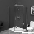 Душевой уголок BelBagno UNO-195-PH-1-100/80-C-Cr