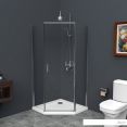 Душевой уголок BelBagno UNO-195-P-1-90-C-Cr