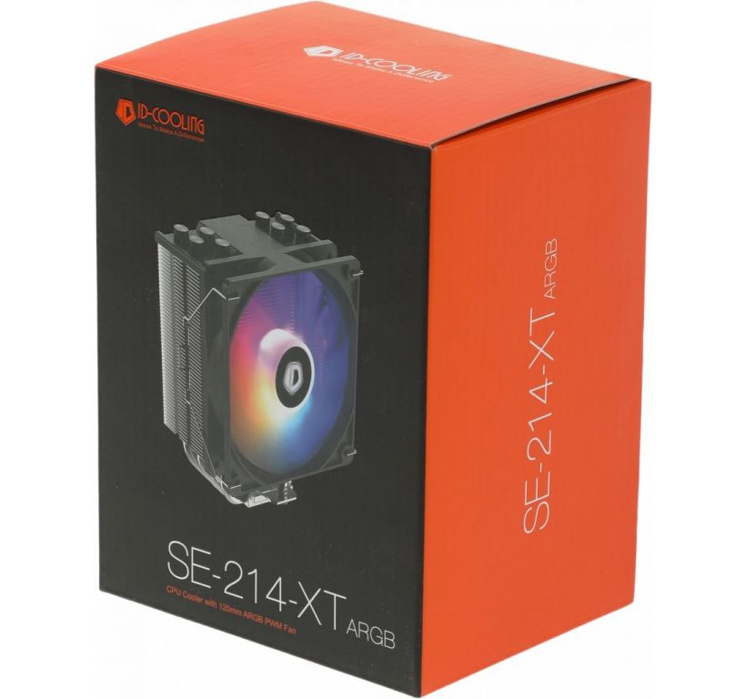 Кулер для процессора ID-Cooling SE-214-XT ARGB Black