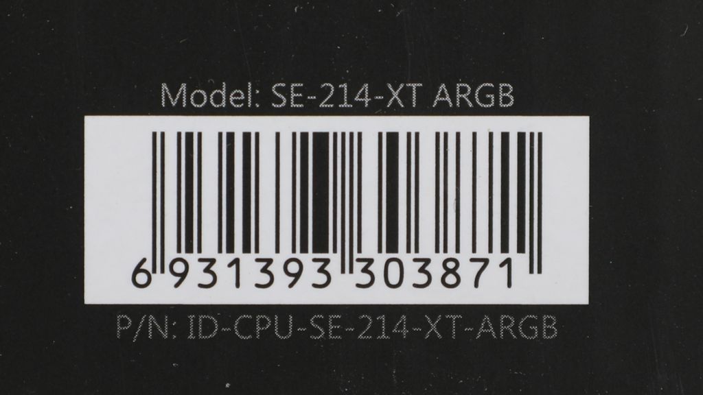 Кулер для процессора ID-Cooling SE-214-XT ARGB Black